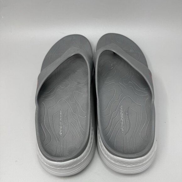 Skechers Sport Arch Comfort Men\'s Thong Sandals Size 12 Gray main image 4